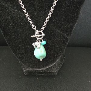 Vintage Shube Dakota Sterling Silver and Turquoise Necklace